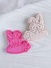 Easter Rabbit with Carrot Cookie Cutter and Stamp