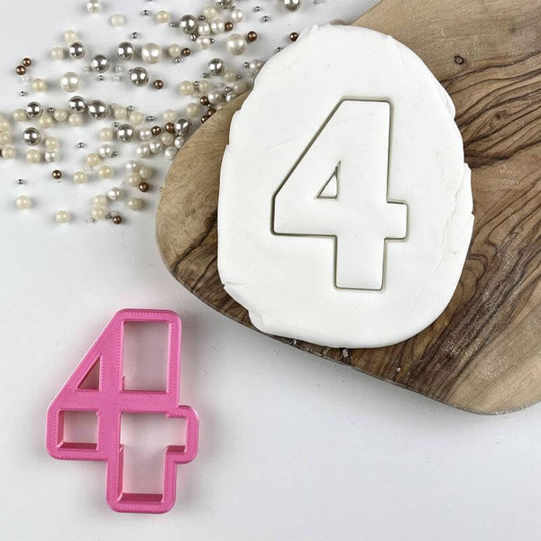 Number 0-9 (6cm High) Cookie Cutter