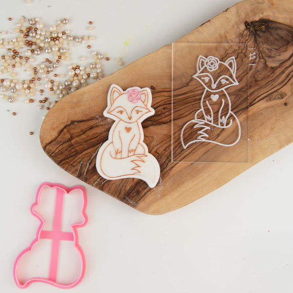 Fox Woodland Cookie Cutter and Embosser