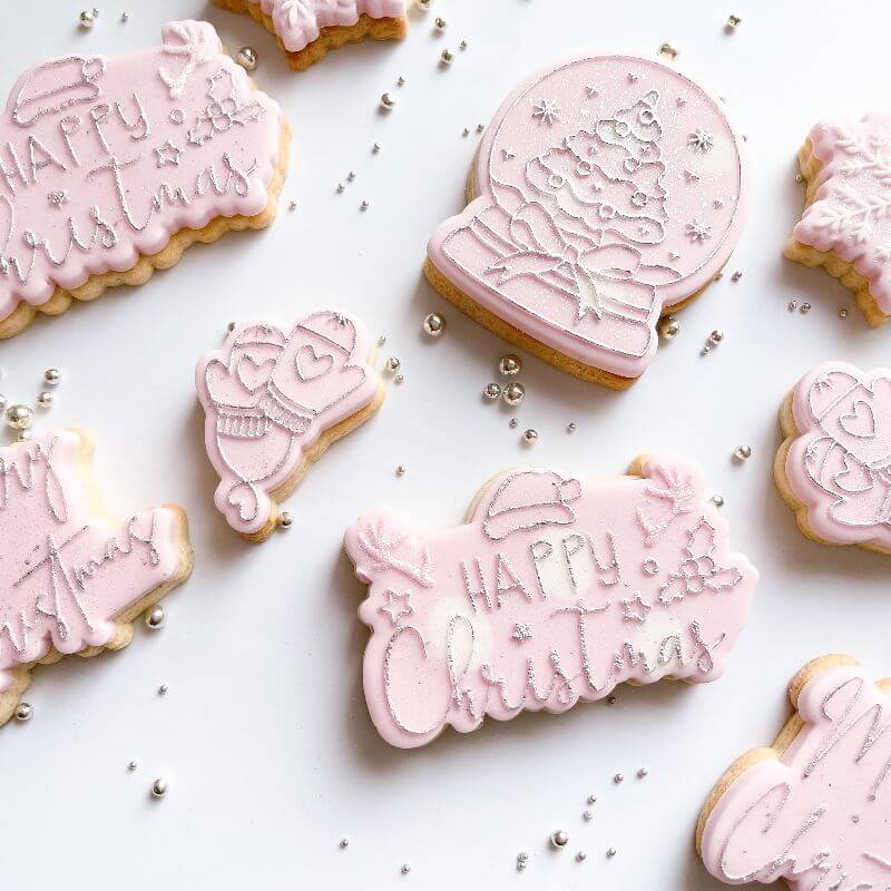 Snow Globe Christmas Cookie Cutter and Embosser