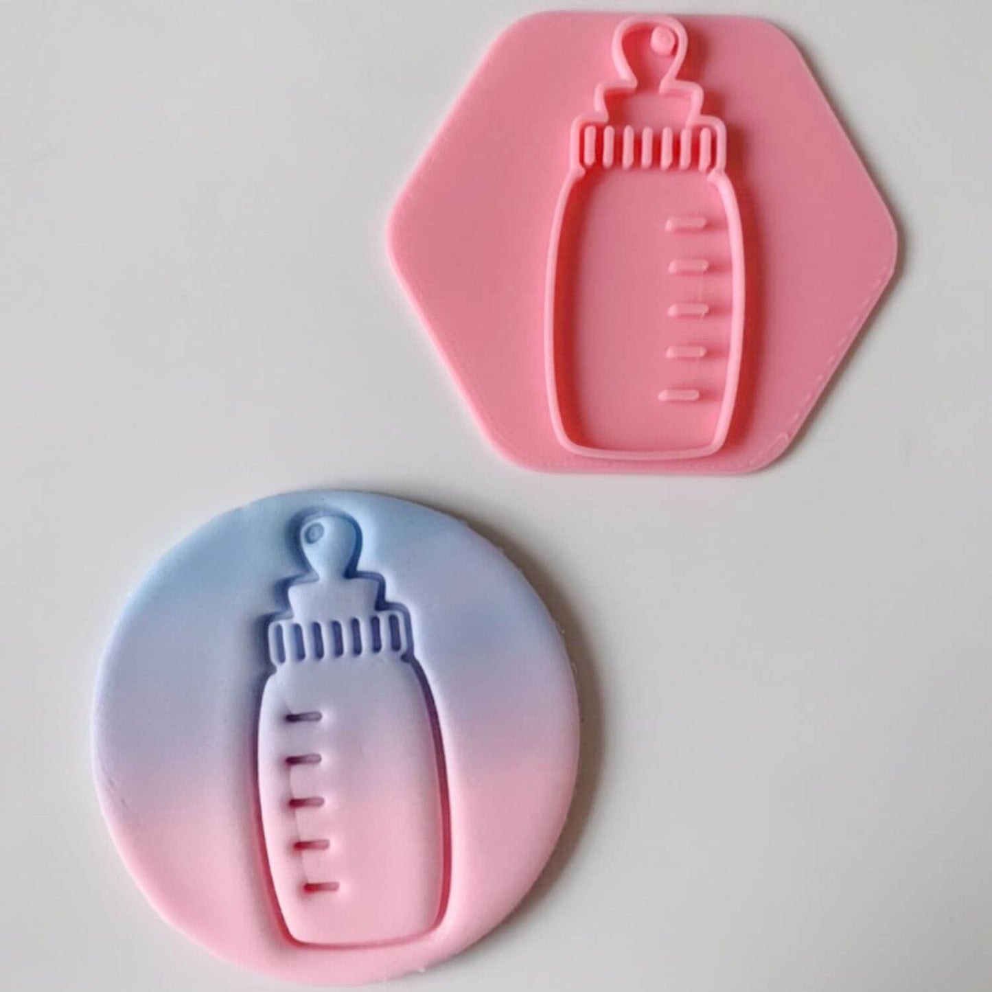 Baby Bottle Baby Shower Cookie Stamp