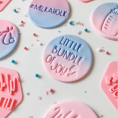 Little Bundle of Joy Baby Shower Cookie Stamp