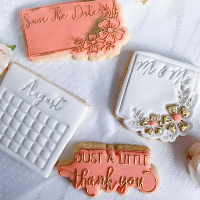 Just a Little Thank You Wedding Cookie Cutter