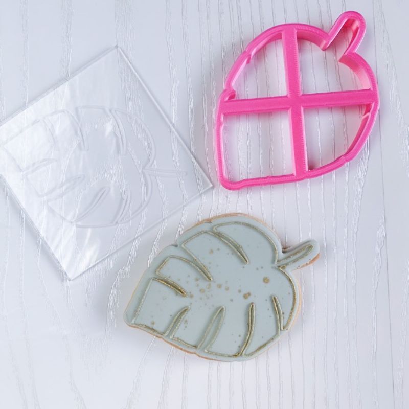 Jungle Leaf Cookie Cutter and Embosser