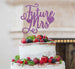 Future Mrs Hen Party Cake Topper Glitter Card Light Purple 