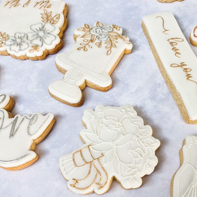 Wedding Bouquet Cookie Cutter and Embosser