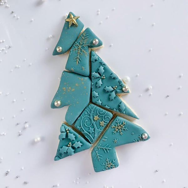 Christmas Tree Geometric Cookie Cutter