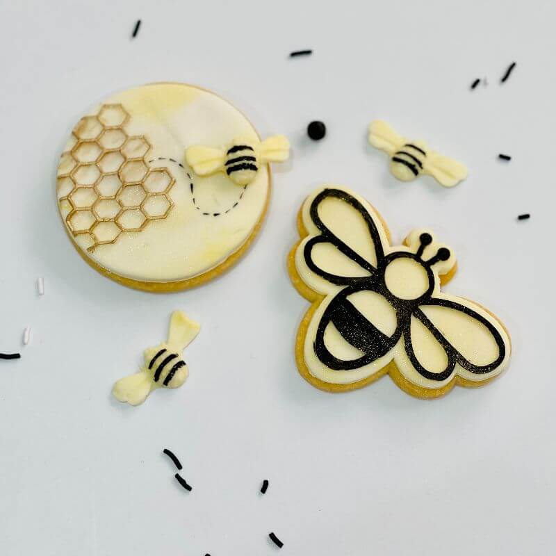 Bee Baby Shower Cookie Cutter and Embosser