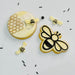 Bee Baby Shower Cookie Cutter and Embosser