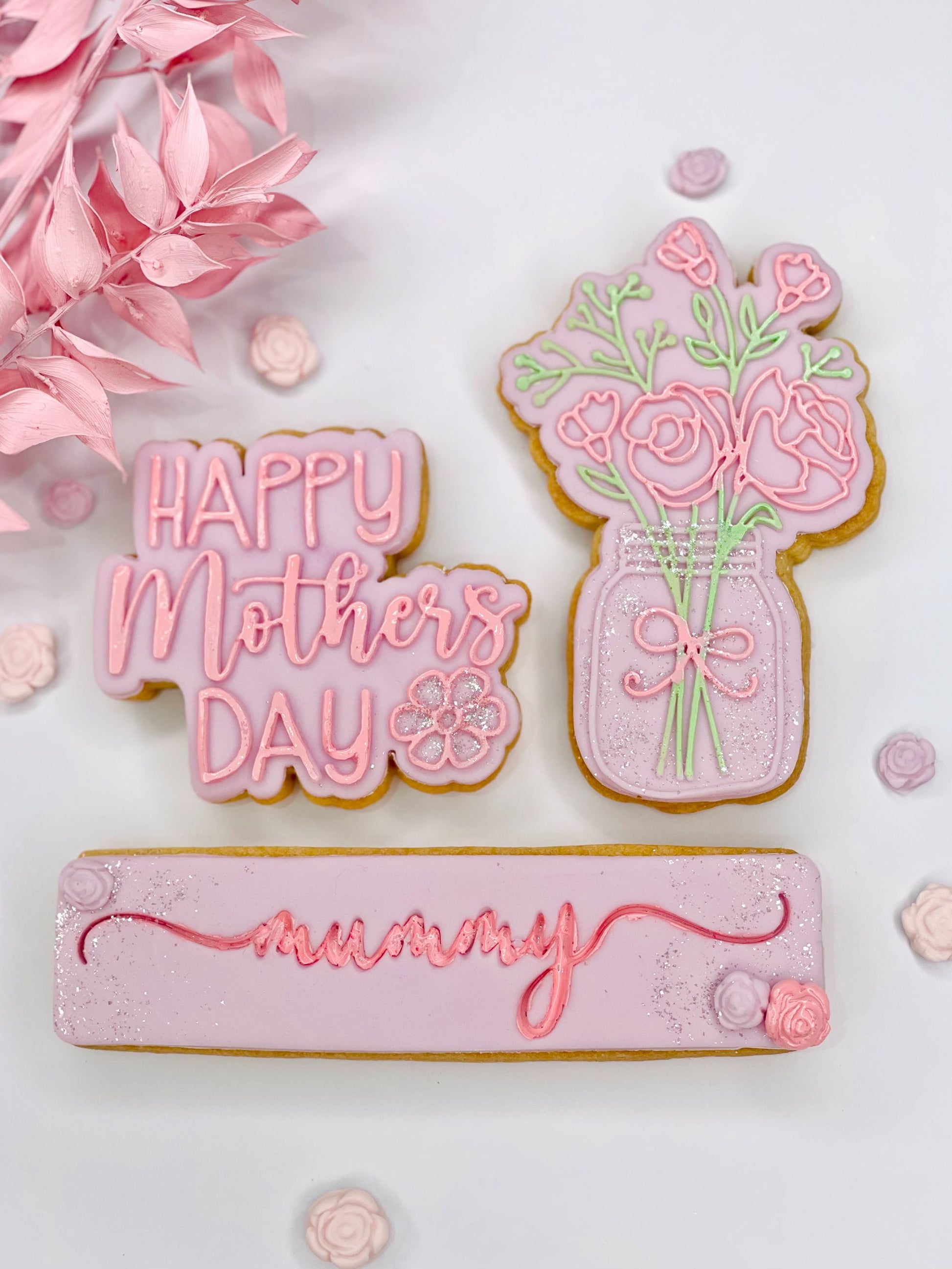 Happy Mother's Day Style 2 Cookie Cutter and Embosser