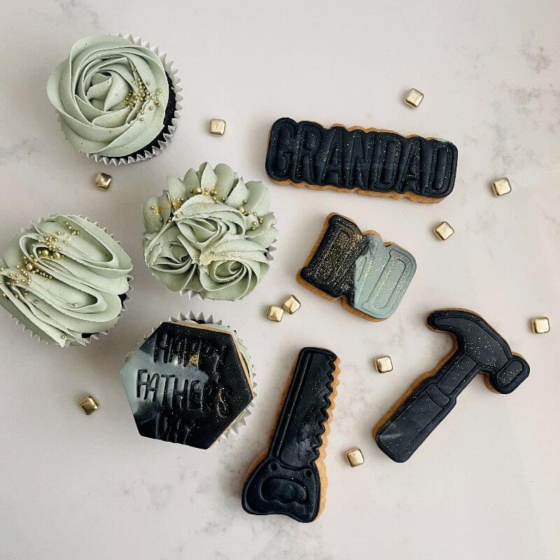 Saw Father's Day Cookie Cutter and Stamp