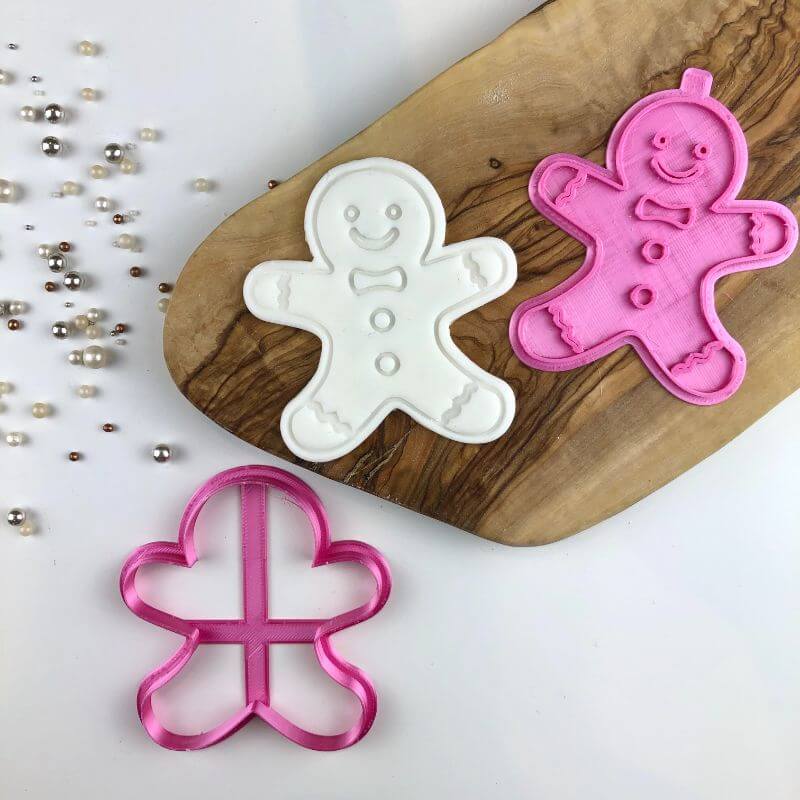 Gingerbread Man Cookie Cutter and Stamp