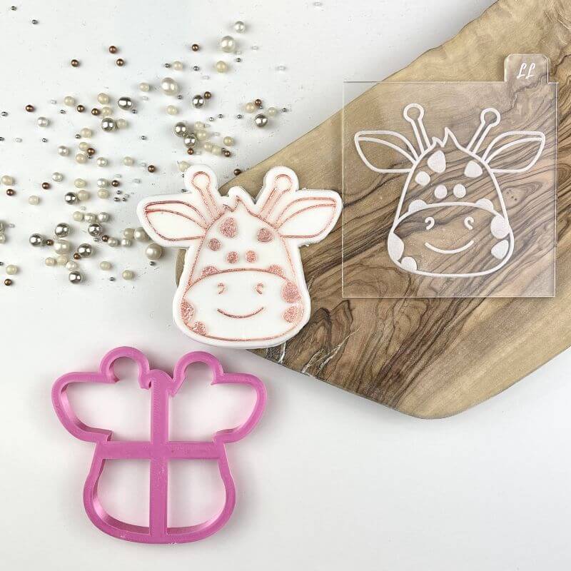 Giraffe Jungle Cookie Cutter and Embosser