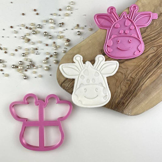 Giraffe Jungle Cookie Cutter and Stamp