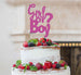 Girl or Boy? Baby Shower Cake Topper Glitter Card Hot Pink