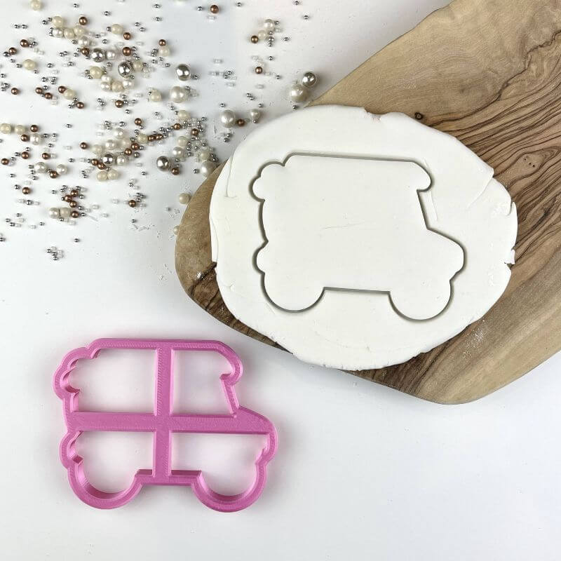 Golf Cart Father's Day Cookie Cutter