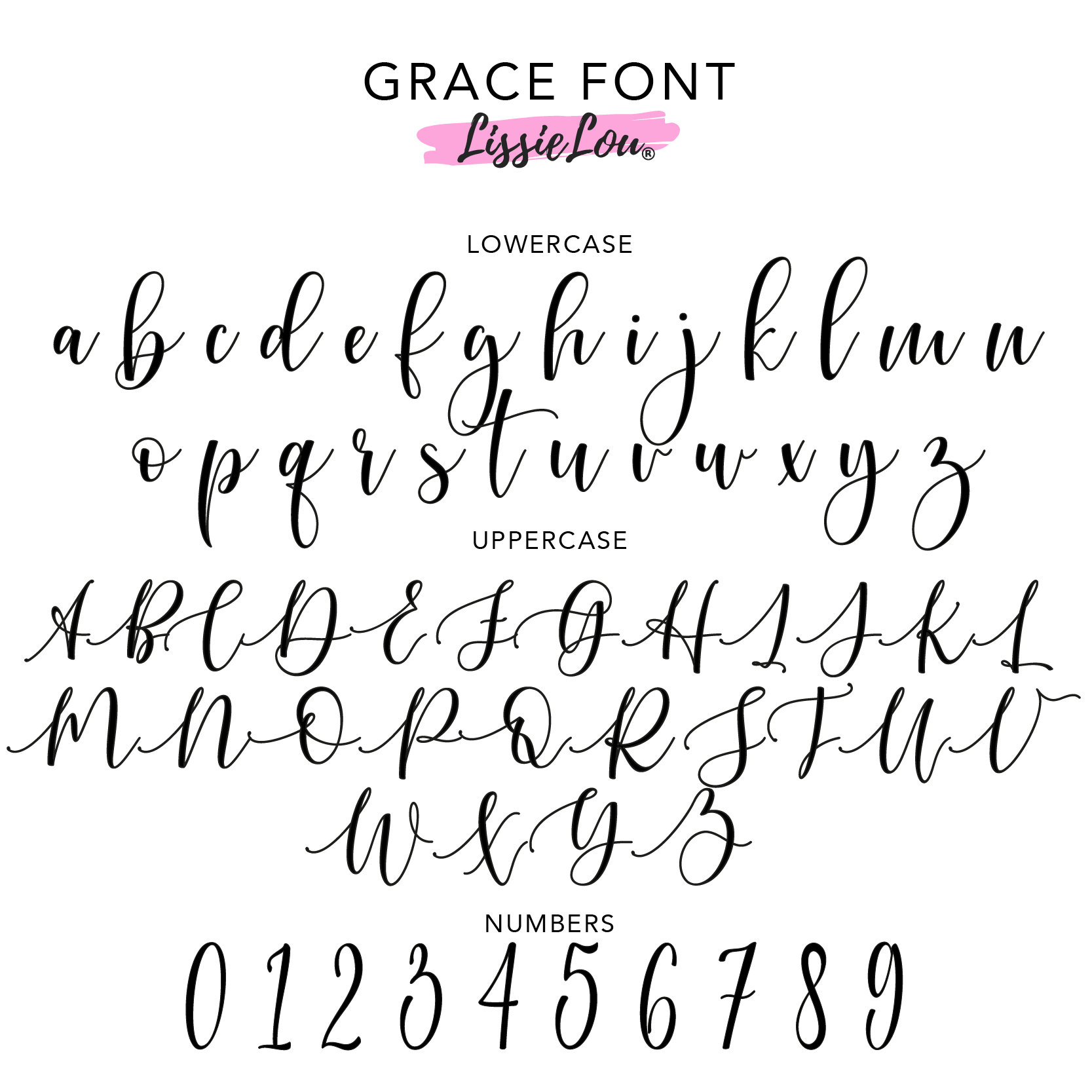 Grace Font Double Layer Custom Cake Topper or Cake Motif Premium 3mm Acrylic or Birch Wood