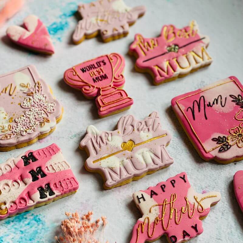 The Best Mum Mother's Day Cookie Cutter and Stamp