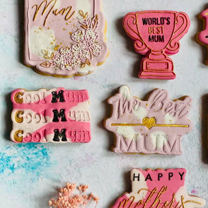 The Best Mum Mother's Day Cookie Cutter and Stamp