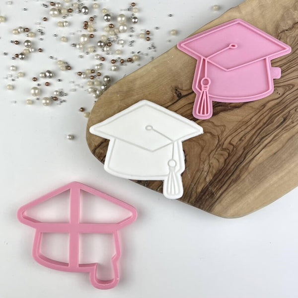 Graduation Hat Cookie Cutter and Stamp