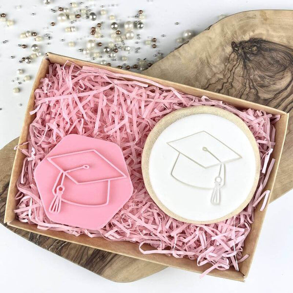 Graduation Hat Cookie Stamp