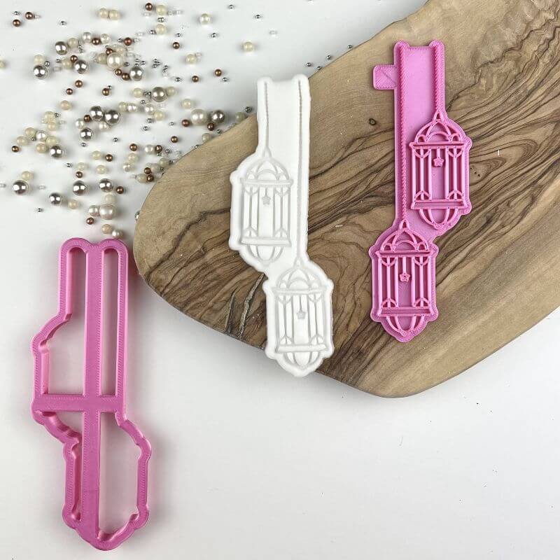 Hanging Lanterns Ramadan Cookie Cutter and Stamp