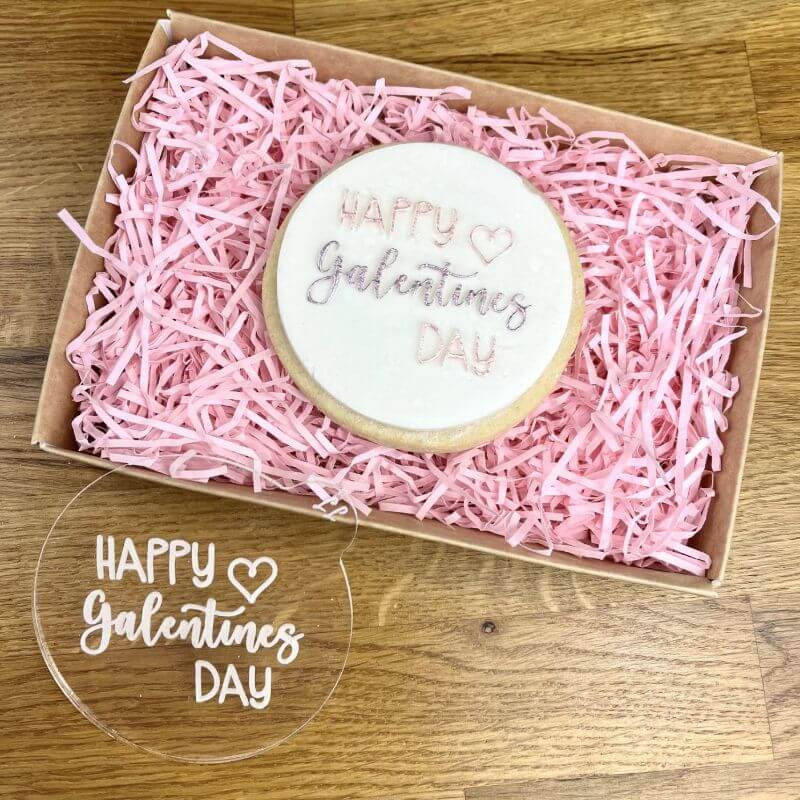 Happy Galentine's Day Cookie Embosser