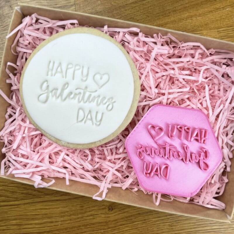 Happy Galentine's Day Cookie Stamp
