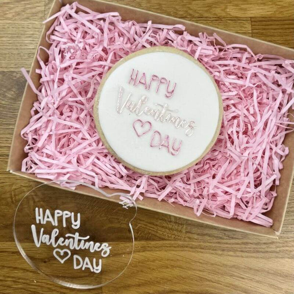 Happy Valentine's Day Style 2 Cookie Embosser