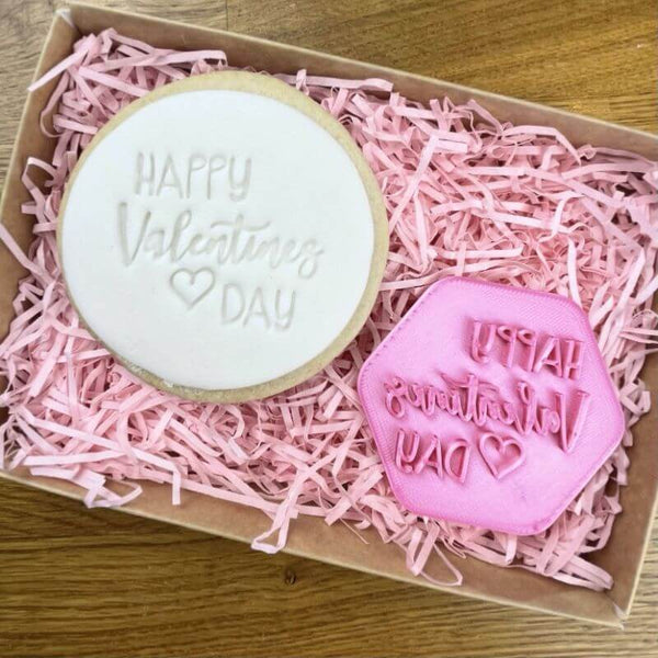 Happy Valentine's Day Style 2 Cookie Stamp