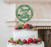 Bespoke Multi-Circle Happy Number and Name Cake Topper Green