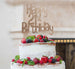 Happy 21st Birthday Cake Topper Glitter Card Rose Gold