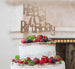 Happy 70th Birthday Cake Topper Glitter Card Rose Gold