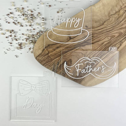 Happy Father's Day Set of 6 Cookie Cutters and Embossers