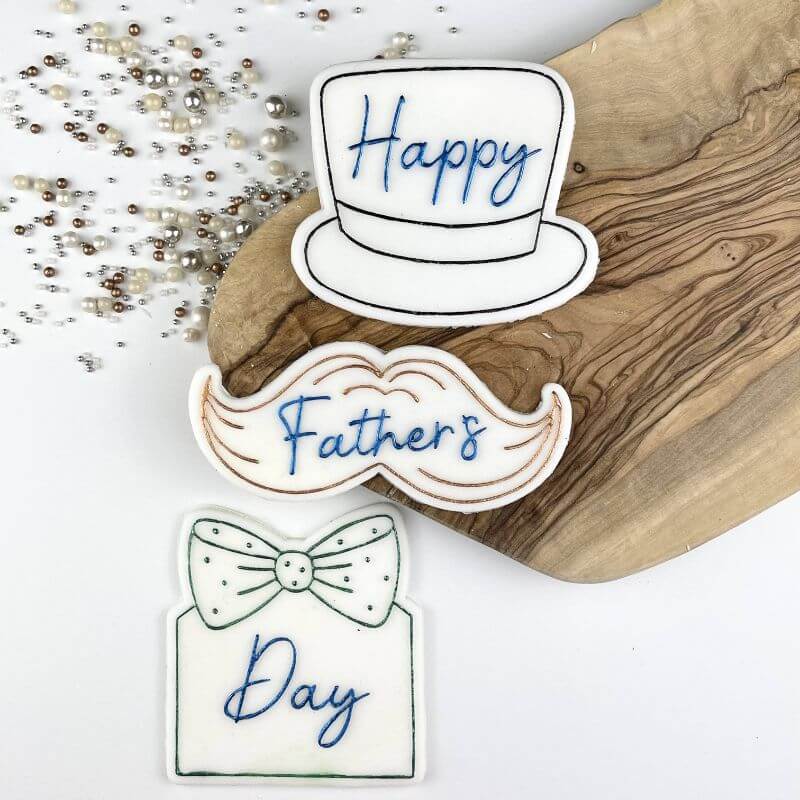 Happy Father's Day Set of 6 Cookie Cutters and Embossers