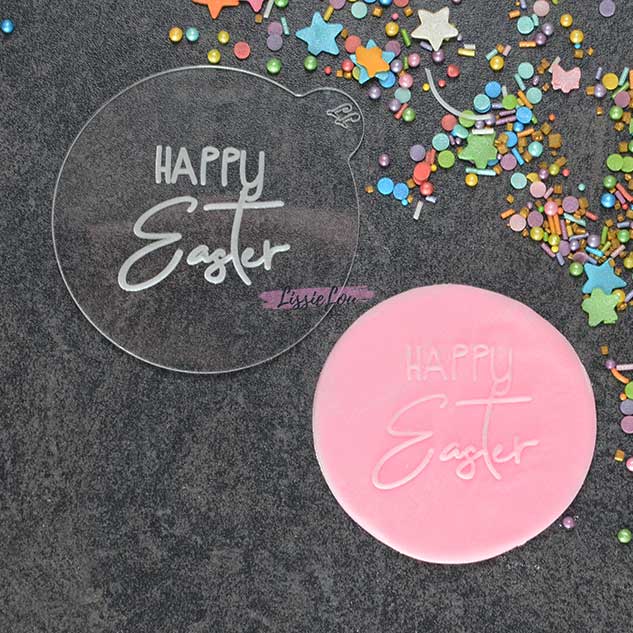 Happy Easter Cookie Embosser