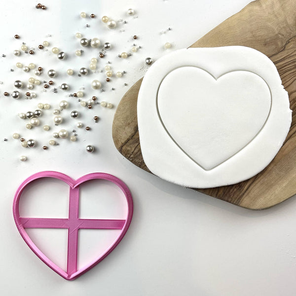 Patchwork Heart Valentine's Cookie Cutter