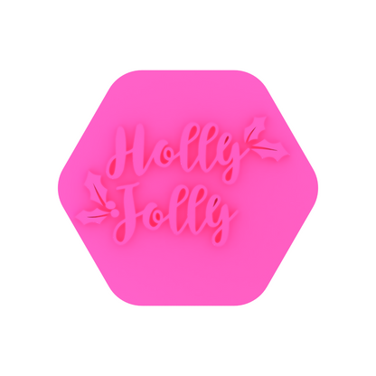 Holly Jolly Cookie Stamp