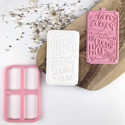 Hot Cocoa Christmas Cookie Cutter and Stamp by Luvelia