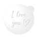 I Love You with Heart Cookie Embosser