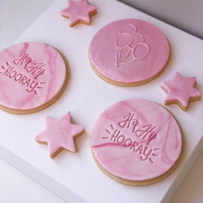 Birthday Balloons Cookie Stamp