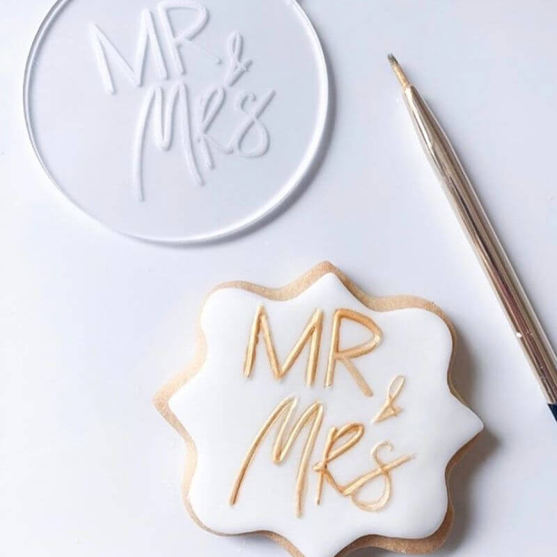 Mr & Mrs Cookie Embosser