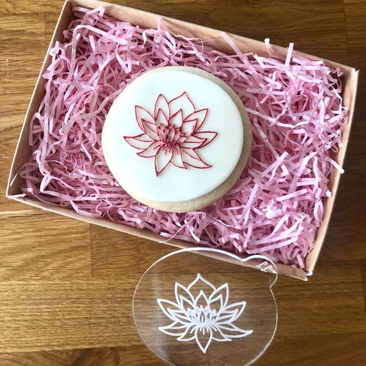 Lotus Flower Cookie Embosser