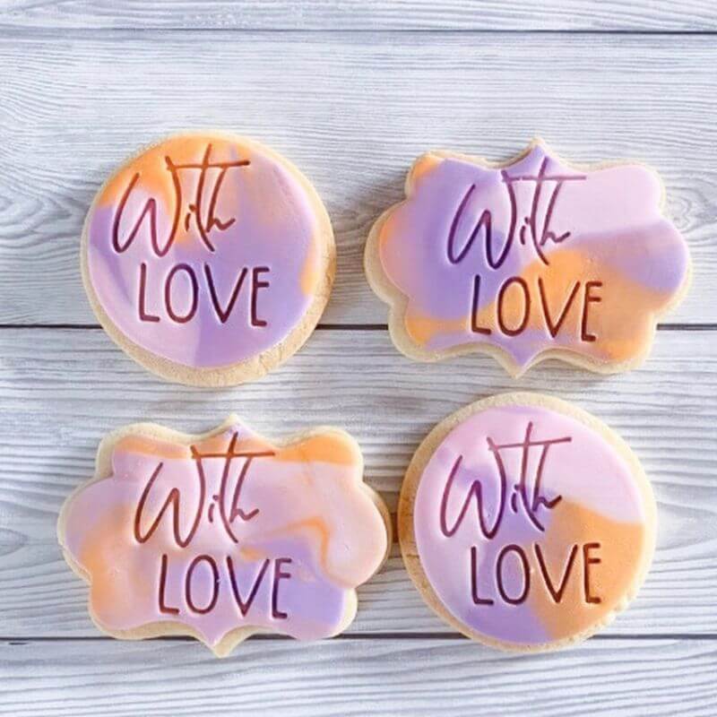 With Love Cookie Stamp