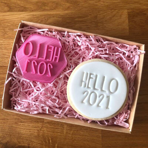 Hello 2021 Cookie Stamp
