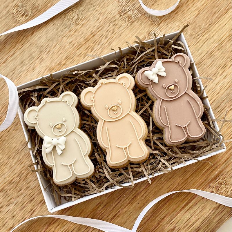 Cutesy Teddy Bear Cookie Cutter and Embosser