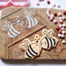 Two Bees In Love Valentine's Cookie Cutter and Embosser