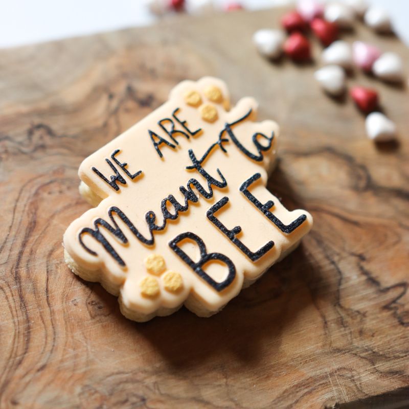 We Are Meant To Bee Valentine's Cookie Cutter and Embosser