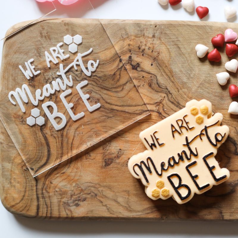 We Are Meant To Bee Valentine's Cookie Cutter and Embosser