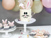 Easter Bunny Ear Cake Kit Topper Set Premium 3mm Acrylic